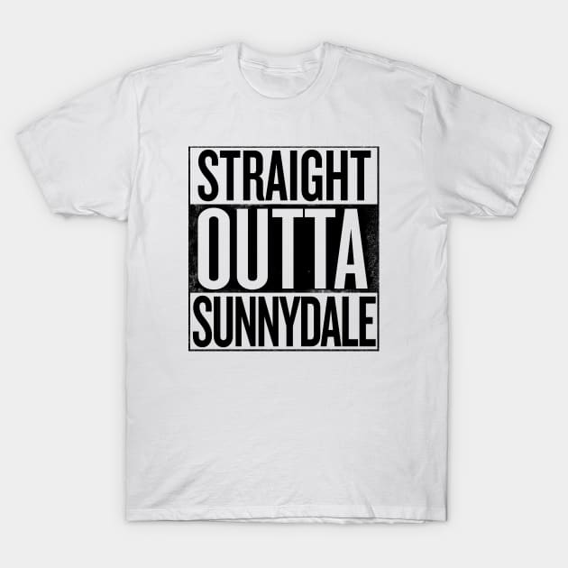 Straight Outta Sunnydale Buffy The Vampire Slayer T-Shirt by Rebus28